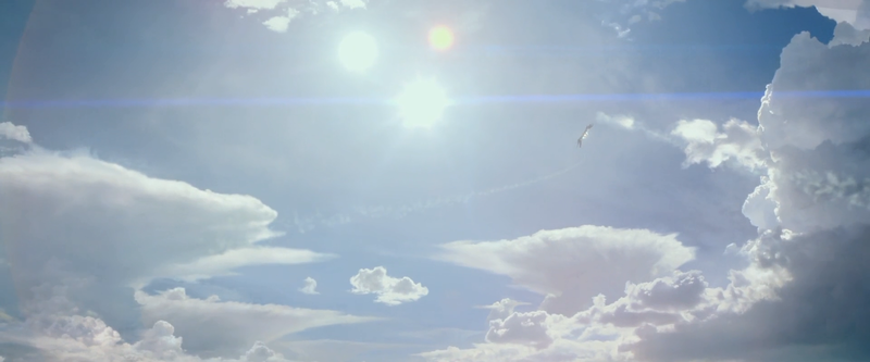 The three suns of Xandar as seen in Guardians of the Galaxy.